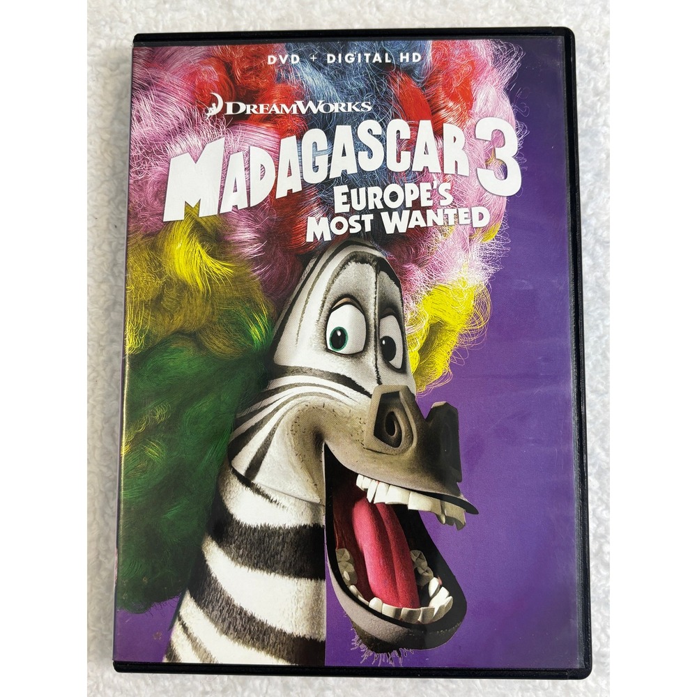 Madagascar 3 Europes Most Wanted DVD DreamWorks Animation Kids Movie PG‎